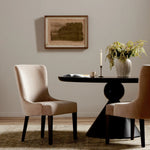 As fans of modern materials at Amethyst, we love the designer inspired Edward Dining Chair - Surrey Taupe. This item pairs well with other brands such as Loloi Rugs and is perfect for color drenched homes Amethyst Home provides interior design, new home construction design consulting, vintage area rugs, and lighting in the Miami metro area.