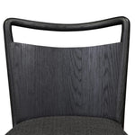 As enthusiasts of modern style at Amethyst, we love the warm modern inspired Jessen Dining Chair - Gibson Black. This item pairs well with other brands such as Surya and is perfect for eclectic homes Amethyst Home provides interior design, new home construction design consulting, vintage area rugs, and lighting in the Austin metro area.