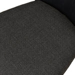 As enthusiasts of modern style at Amethyst, we love the warm modern inspired Jessen Dining Chair - Gibson Black. This item pairs well with other brands such as Surya and is perfect for eclectic homes Amethyst Home provides interior design, new home construction design consulting, vintage area rugs, and lighting in the Washington metro area.