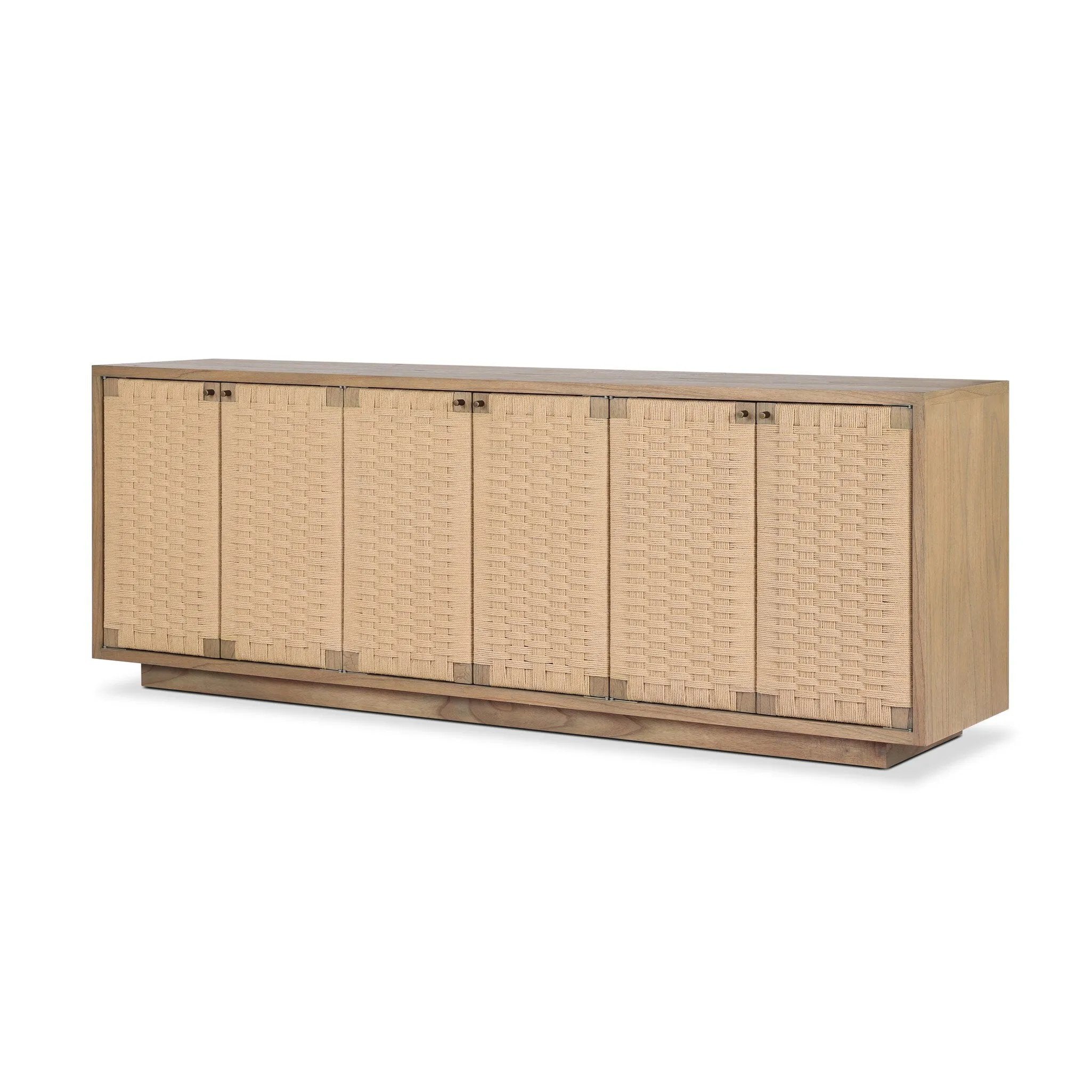 As enthusiasts of organic modern design at Amethyst, we love the optimistic inspired Macklin Sideboard - Sandy Mindi Veneer. This item pairs well with other brands such as Loloi Rugs and is perfect for loft homes Amethyst Home provides interior design, new home construction design consulting, vintage area rugs, and lighting in the Los Angeles metro area.