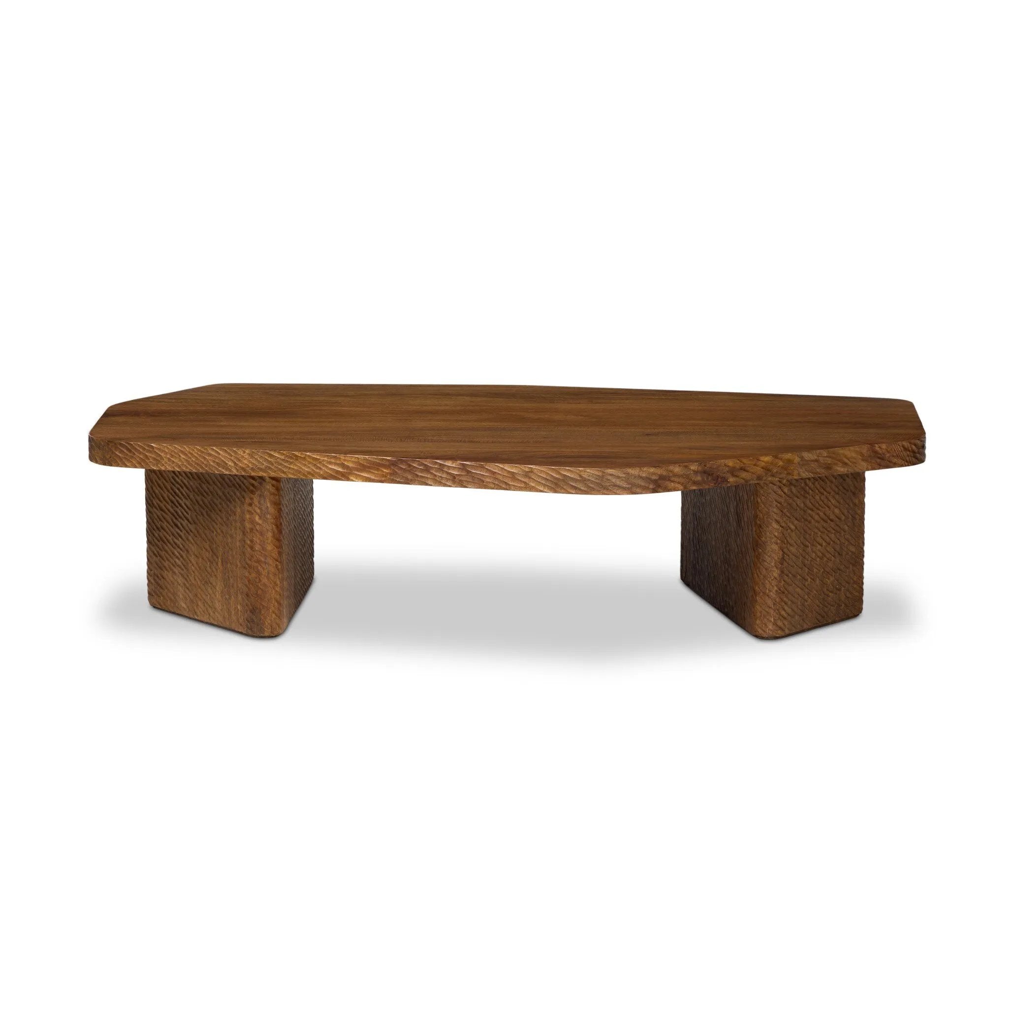 As fans of clean aesthetics at Amethyst, we love the warm modern inspired Nella Coffee Table - Warm Chestnut. This item pairs well with other brands such as Loloi Rugs and is perfect for coastal homes Amethyst Home provides interior design, new home construction design consulting, vintage area rugs, and lighting in the Omaha metro area.