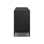 As fans of modern materials at Amethyst, we love the optimistic inspired Rosenell 6 Drawer Dresser - Black Paper Cord. This item pairs well with other brands such as Four Hands and is perfect for loft homes Amethyst Home provides interior design, new home construction design consulting, vintage area rugs, and lighting in the Los Angeles metro area.
