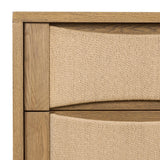 As fans of wabi sabi style at Amethyst, we love the warm modern inspired Wilmina Nightstand - Amber Oak Thin Veneer. This item pairs well with other brands such as Ethnicraft and is perfect for eclectic homes Amethyst Home provides interior design, new home construction design consulting, vintage area rugs, and lighting in the Nashville metro area.