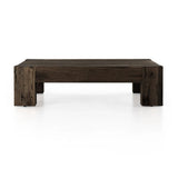 Made from thick-cut oak veneer with a faux rustic finish made to emulate wormwood oak, this low, large-scale coffee table features chunky squared legs and dovetail joinery detailing.As enthusiasts of wabi sabi materials at Amethyst, we love the warm modern inspired Abaso Coffee Table - Ebony Rustic Wormwood Oak. Amethyst Home provides interior design, new home construction design consulting, vintage area rugs, and lighting in the Boston metro area.