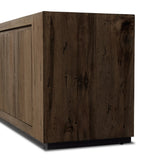 Made from thick-cut oak veneer with a rustic ebony finish, this spacious media console features a pedestal base and dovetail joinery detailing.As enthusiasts of luxe design at Amethyst, we love the nature inspired Abaso Media Console - Ebony Rustic Wormwood Oak. This item pairs well with other brands such as Surya and is perfect for eclectic homes Amethyst Home provides interior design, new home construction design consulting, vintage area rugs, and lighting in the Los Angeles metro area.