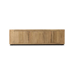 Made from thick-cut oak veneer with a faux rustic finish made to emulate wormwood, this spacious media console features a pedestal base and dovetail joinery detailing.As lovers of organic modern materials at Amethyst, we love the optimistic inspired Abaso Media Console - Rustic Wormwood Oak. Amethyst Home provides interior design, new home construction design consulting, vintage area rugs, and lighting in the Portland metro area.