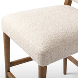 Featuring Abilene Somerton Ash Bar + Counter Stool by Four Hands at Amethyst Home. A heritage design gets a modern twist. Simple tapered legs of warm oak mark this dining room chair's traditional form, while an arched seat back with off-white upholstery updates this comfortable seating style, perfectly sized for the counter. Performance fabrics are speciall. Amethyst Home provides interior design, new home construction design consulting, vintage area rugs, and lighting in the San Diego metro area.