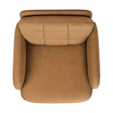 Plush top-grain leather and soft, rounded elements make for a comfortable sit. The oversized desk chair’s simplified tufting adds texture and visual movement to your office. A height-adjustable 360-degree swivel base with casters allows for easy accommodation. Amethyst Home provides interior design, new home construction design consulting, vintage area rugs, and lighting in the Seattle metro area.