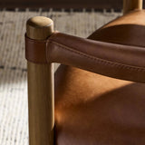 Featuring Adaline Sonoma Chestnut Dining Armchair by Four Hands at Amethyst Home. Elevate your dining space with a mixed-material seat inspired by Nordic minimalism. Plush cushioning upholstered in exclusive top-grain leather add volume, while a natural oak frame lightens the whole look. Overall Dimensions: 25.00"w x 23.50"d x 35.00"h. Amethyst Home provides interior design, new home construction design consulting, vintage area rugs, and lighting in the Alpharetta metro area.