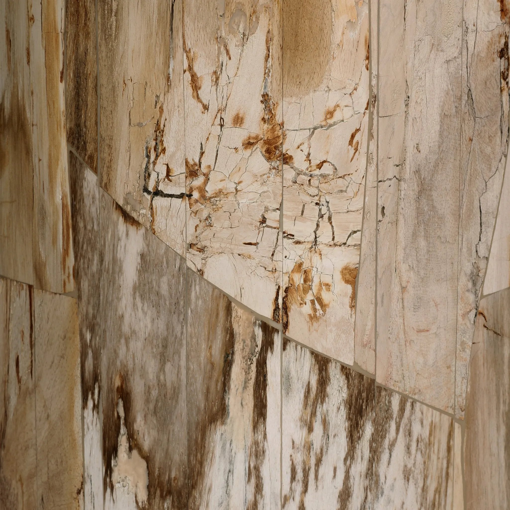 Featuring Aida Light Petrified Wood End Table by Four Hands at Amethyst Home. A perfectly scaled end table of petrified wood is an instant head turner, bringing an earthen look to your space.Overall Dimensions: 24.00"w x 24.00"d x 22.00"hWeight : 124.56 lbsMaterials: Petrified Wood. Amethyst Home provides interior design, new home construction design consulting, vintage area rugs, and lighting in the Alpharetta metro area.