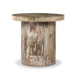 Featuring Aida Light Petrified Wood End Table by Four Hands at Amethyst Home. A perfectly scaled end table of petrified wood is an instant head turner, bringing an earthen look to your space.Overall Dimensions: 24.00"w x 24.00"d x 22.00"hWeight : 124.56 lbsMaterials: Petrified Wood. Amethyst Home provides interior design, new home construction design consulting, vintage area rugs, and lighting in the Kansas City metro area.