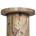 Featuring Aida Light Petrified Wood End Table by Four Hands at Amethyst Home. A perfectly scaled end table of petrified wood is an instant head turner, bringing an earthen look to your space.Overall Dimensions: 24.00"w x 24.00"d x 22.00"hWeight : 124.56 lbsMaterials: Petrified Wood. Amethyst Home provides interior design, new home construction design consulting, vintage area rugs, and lighting in the Omaha metro area.