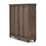 Taking after an antique from China, this inspired cabinet features overlapping double doors and rounded accents. Crafted from solid pine and veneers in a distressed finish for a rustic look Amethyst Home provides interior design, new home construction design consulting, vintage area rugs, and lighting in the Laguna Beach metro area.