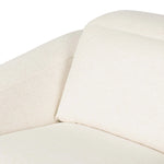 Introducing an Italian-inspired modern recliner. Featuring waterfall seating, curved arms, an adjustable headrest, articulating footrest and rounded back corners for comfort that's curated. The concealed power motion adjusts comfort level. There is a six-motor maximum per power outlet. Each motor comes with a two-year warranty. Amethyst Home provides interior design, new home construction design consulting, vintage area rugs, and lighting in the Calabasas metro area.
