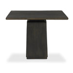 This bistro-sized outdoor table features a pedestal-style base with a reeded bronze finish, adding dimension that catches the light. Cover or store inside during inclement weather and when not in use.As enthusiasts of clean materials at Amethyst, we love the designer inspired Althea Outdoor Dining Table-38" - Textured Bronze Aluminum. Amethyst Home provides interior design, new home construction design consulting, vintage area rugs, and lighting in the Nashville metro area.