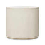 Featuring Amelia Ivory Painted Linen Oval Nightstand by Four Hands at Amethyst Home. Uniquely made from ivory-painted linen, a beautifully curved nightstand shapes four drawers for generous bedside storage.Overall Dimensions: 26.00"w x 20.00"d x 24.00"hWeight : 87.08 lbsMaterials: Painted Linen, Engineered Hardwood. Amethyst Home provides interior design, new home construction design consulting, vintage area rugs, and lighting in the Omaha metro area.
