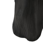 Ground any room with a style inspired by the beautiful simplicity of nature. Made of black-finished resin, the form for this special piece is molded from a tree trunk, then cast in resin to recreate the same shape and texture of the trunk — talk about a true statement piece Amethyst Home provides interior design, new home construction design consulting, vintage area rugs, and lighting in the Laguna Beach metro area.