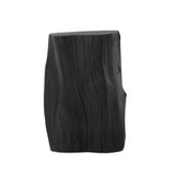 Ground any room with a style inspired by the beautiful simplicity of nature. Made of black-finished resin, the form for this special piece is molded from a tree trunk, then cast in resin to recreate the same shape and texture of the trunk — talk about a true statement piece Amethyst Home provides interior design, new home construction design consulting, vintage area rugs, and lighting in the Los Angeles metro area.