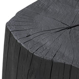 Ground any room with a style inspired by the beautiful simplicity of nature. Made of black-finished resin, the form for this special piece is molded from a tree trunk, then cast in resin to recreate the same shape and texture of the trunk — talk about a true statement piece Amethyst Home provides interior design, new home construction design consulting, vintage area rugs, and lighting in the Portland metro area.