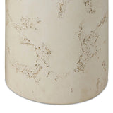 Minimalist design with a soft bullnose edge detail softens a pair of cylindrical pedestals, grounded by aged white concrete that's rich in texture.As lovers of modern style at Amethyst, we love the warm modern inspired Arati Pedestal Set - Aged White Concrete. Amethyst Home provides interior design, new home construction design consulting, vintage area rugs, and lighting in the Washington metro area.
