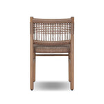 A Craftsman-inspired outdoor dining chair, with a deconstructed woven seat back for airy visual interest. Cover or store indoors during inclement weather and when not in use Amethyst Home provides interior design, new home construction design consulting, vintage area rugs, and lighting in the Newport Beach metro area.