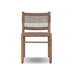A Craftsman-inspired outdoor dining chair, with a deconstructed woven seat back for airy visual interest. Cover or store indoors during inclement weather and when not in use Amethyst Home provides interior design, new home construction design consulting, vintage area rugs, and lighting in the Omaha metro area.
