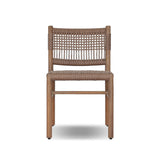 A Craftsman-inspired outdoor dining chair, with a deconstructed woven seat back for airy visual interest. Cover or store indoors during inclement weather and when not in use Amethyst Home provides interior design, new home construction design consulting, vintage area rugs, and lighting in the Omaha metro area.