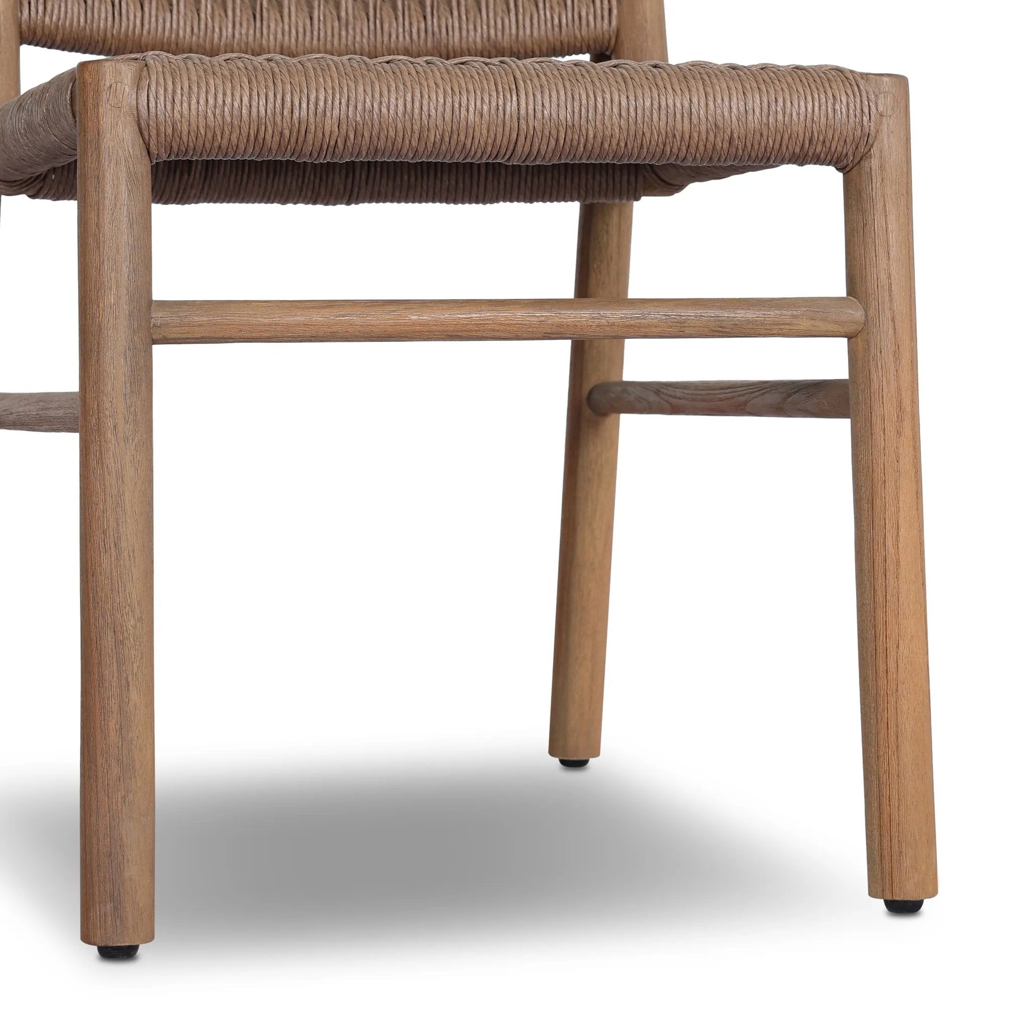 A Craftsman-inspired outdoor dining chair, with a deconstructed woven seat back for airy visual interest. Cover or store indoors during inclement weather and when not in use Amethyst Home provides interior design, new home construction design consulting, vintage area rugs, and lighting in the Winter Garden metro area.