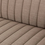 Featuring Augustine Crypton Nomad Taupe Sofa by Four Hands at Amethyst Home. Velvety poly-blend seating takes on dramatic channeling and rich navy hue for trend-forward texture and sumptuous sit.88"Overall Dimensions: 88.00"w x 35.00"d x 26.50"hWeight: 105.82 lbs97"Overall Dimensions: 97.00"w x 35.00"d x 26.50"hWeight: 123.02 lbsMaterials: 92% Polyester, 8. Amethyst Home provides interior design, new home construction design consulting, vintage area rugs, and lighting in the Alpharetta metro area.