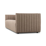 Featuring Augustine Crypton Nomad Taupe Sofa by Four Hands at Amethyst Home. Velvety poly-blend seating takes on dramatic channeling and rich navy hue for trend-forward texture and sumptuous sit.88"Overall Dimensions: 88.00"w x 35.00"d x 26.50"hWeight: 105.82 lbs97"Overall Dimensions: 97.00"w x 35.00"d x 26.50"hWeight: 123.02 lbsMaterials: 92% Polyester, 8% Fl. Amethyst Home provides interior design, new home construction design consulting, vintage area rugs, and lighting in the Austin metro area.