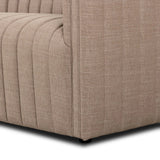 Featuring Augustine Crypton Nomad Taupe Sofa by Four Hands at Amethyst Home. Velvety poly-blend seating takes on dramatic channeling and rich navy hue for trend-forward texture and sumptuous sit.88"Overall Dimensions: 88.00"w x 35.00"d x 26.50"hWeight: 105.82 lbs97"Overall Dimensions: 97.00"w x 35.00"d x 26.50"hWeight: 123.02 lbsMaterials: 92% Polyester, 8. Amethyst Home provides interior design, new home construction design consulting, vintage area rugs, and lighting in the Scottsdale metro area.