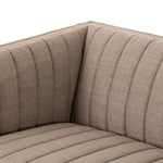 Featuring Augustine Crypton Nomad Taupe Sofa by Four Hands at Amethyst Home. Velvety poly-blend seating takes on dramatic channeling and rich navy hue for trend-forward texture and sumptuous sit.88"Overall Dimensions: 88.00"w x 35.00"d x 26.50"hWeight: 105.82 lbs97"Overall Dimensions: 97.00"w x 35.00"d x 26.50"hWeight: 123.02 lbsMaterials: 92% Polyester, 8% F. Amethyst Home provides interior design, new home construction design consulting, vintage area rugs, and lighting in the Seattle metro area.