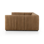 Featuring Augustine Palermo Drift Dining Banquette U Shape 106" by Four Hands at Amethyst Home. The beauty of this modular piece is that the vertical channeling makes for a cohesive feel despite being modular. Your new favorite place to enjoy morning coffee. A U-shaped dining banquette is upholstered in tan top-grain leather with a beautifully pronounced g. Amethyst Home provides interior design, new home construction design consulting, vintage area rugs, and lighting in the Washington metro area.