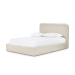 Off-white performance fabric and solid pine craft this soft modern bed. Store linens, clothing and more in a hidden oversized drawer on casters. Crypton® performance fabric is specially engineered for protection against stains, moisture and odor.As enthusiasts of wabi sabi style at Amethyst, we love the optimistic inspired Beckett Storage Bed. Amethyst Home provides interior design, new home construction design consulting, vintage area rugs, and lighting in the Park City metro area.