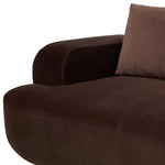 Featuring Benito Surrey Cocoa Sofa by Four Hands at Amethyst Home. Pump up the volume. Sculptural, shapely and finely tailored. Plush chenille-like upholstery emits highs and lows for a refined look and textural feel with eye-catching highs and lows. Rounded edges and roomy seating space, plus pleated back cushions for comfort.Overall Dimensions: 90.00"w x 40.. Amethyst Home provides interior design, new home construction design consulting, vintage area rugs, and lighting in the Boston metro area.