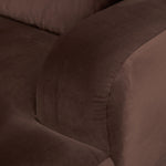 Featuring Benito Surrey Cocoa Sofa by Four Hands at Amethyst Home. Pump up the volume. Sculptural, shapely and finely tailored. Plush chenille-like upholstery emits highs and lows for a refined look and textural feel with eye-catching highs and lows. Rounded edges and roomy seating space, plus pleated back cushions for comfort.Overall Dimensions: 90.00"w x 40.. Amethyst Home provides interior design, new home construction design consulting, vintage area rugs, and lighting in the Dallas metro area.