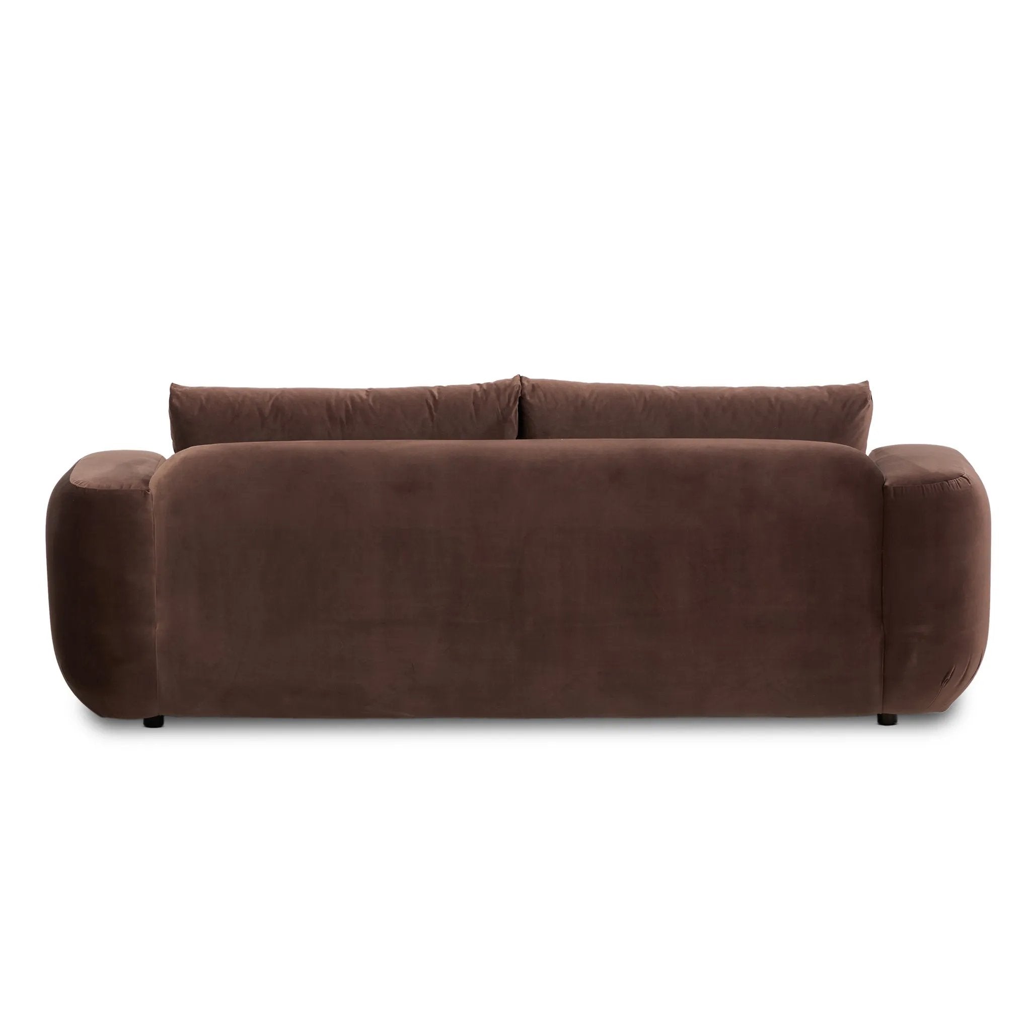 Featuring Benito Surrey Cocoa Sofa by Four Hands at Amethyst Home. Pump up the volume. Sculptural, shapely and finely tailored. Plush chenille-like upholstery emits highs and lows for a refined look and textural feel with eye-catching highs and lows. Rounded edges and roomy seating space, plus pleated back cushions for comfort.Overall Dimensions: 90.00"w x 40. Amethyst Home provides interior design, new home construction design consulting, vintage area rugs, and lighting in the Seattle metro area.