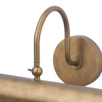 Draw attention to artwork with character-rich lighting that mounts to the wall. Formed from burnished brass iron with a swan neck and articulating shade that's adjustable.As lovers of organic modern materials at Amethyst, we love the warm modern inspired Benno Picture Light. Amethyst Home provides interior design, new home construction design consulting, vintage area rugs, and lighting in the Monterey metro area.