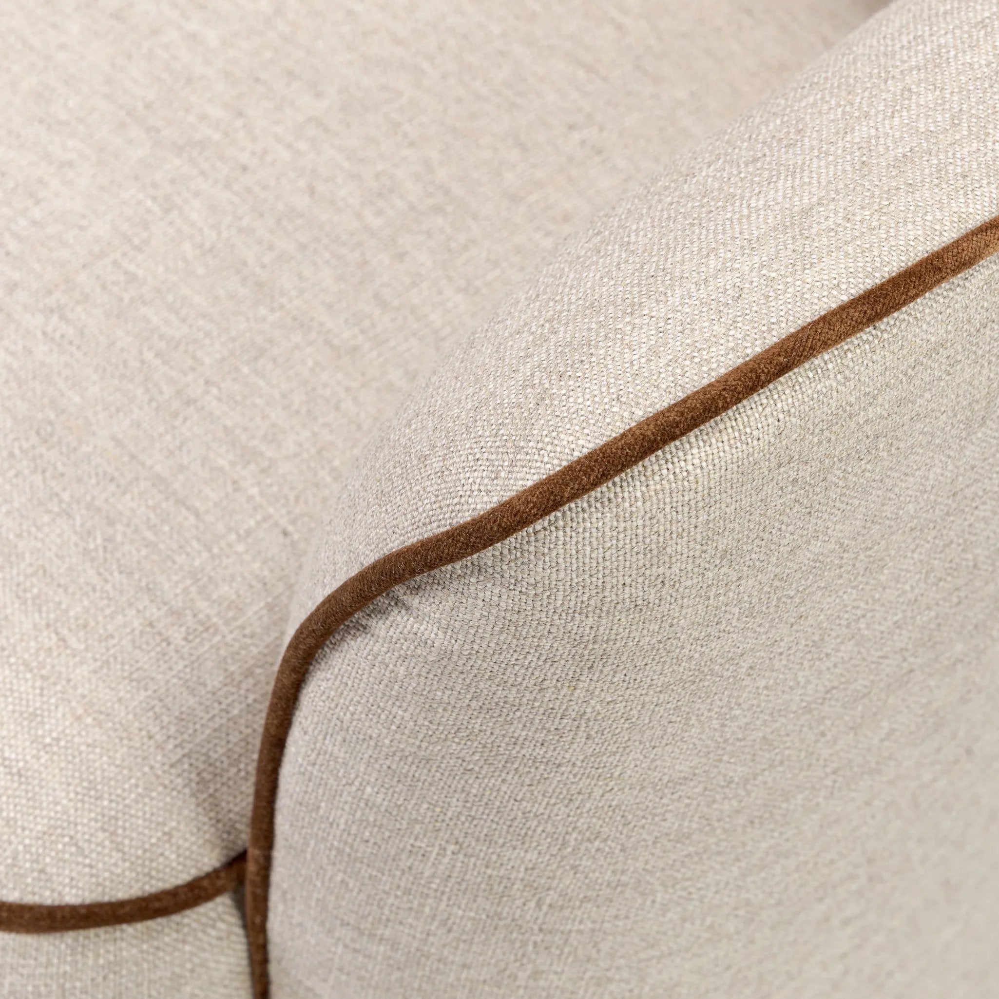 Featuring Bethany Alcala Wheat Swivel Chair by Four Hands at Amethyst Home. Laid-back wing styling adds dramatic form to this tailored 360-degree swivel chair upholstered in poly-linen performance fabric. The flared arms and comfortable S-spring seat are outlined in piping. Performance fabrics are specially created to withstand spills, stains, high traf. Amethyst Home provides interior design, new home construction design consulting, vintage area rugs, and lighting in the Newport Beach metro area.