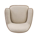 Featuring Bethany Alcala Wheat Swivel Chair by Four Hands at Amethyst Home. Laid-back wing styling adds dramatic form to this tailored 360-degree swivel chair upholstered in poly-linen performance fabric. The flared arms and comfortable S-spring seat are outlined in piping. Performance fabrics are specially created to withstand spills, stains, high traffic a. Amethyst Home provides interior design, new home construction design consulting, vintage area rugs, and lighting in the Portland metro area.