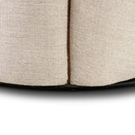 Featuring Bethany Alcala Wheat Swivel Chair by Four Hands at Amethyst Home. Laid-back wing styling adds dramatic form to this tailored 360-degree swivel chair upholstered in poly-linen performance fabric. The flared arms and comfortable S-spring seat are outlined in piping. Performance fabrics are specially created to withstand spills, stains, high tra. Amethyst Home provides interior design, new home construction design consulting, vintage area rugs, and lighting in the Salt Lake City metro area.