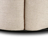 Featuring Bethany Alcala Wheat Swivel Chair by Four Hands at Amethyst Home. Laid-back wing styling adds dramatic form to this tailored 360-degree swivel chair upholstered in poly-linen performance fabric. The flared arms and comfortable S-spring seat are outlined in piping. Performance fabrics are specially created to withstand spills, stains, high tra. Amethyst Home provides interior design, new home construction design consulting, vintage area rugs, and lighting in the Salt Lake City metro area.