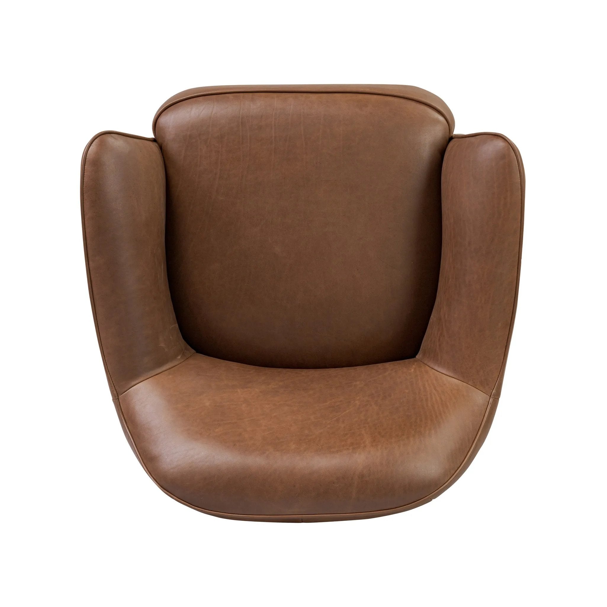 Featuring Bethany Dulane Mahogany Swivel Chair by Four Hands at Amethyst Home. Smooth lines and impeccable tailoring bring a clean, elevated look to this modernized 360 swivel chair. Made from top-grain leather with a rich mahogany finish, flared arms and piping trim reflect the intention behind this timeless design.Overall Dimensions: 35.00"w x 34.25"d x 29.. Amethyst Home provides interior design, new home construction design consulting, vintage area rugs, and lighting in the Houston metro area.