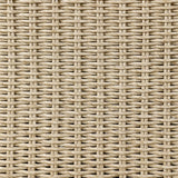 Sculptural and supportive with a high back, this fully woven outdoor lounge chair is finished with a cushion for an inviting seat. Cover or store inside during inclement weather and when not in use Amethyst Home provides interior design, new home construction design consulting, vintage area rugs, and lighting in the Park City metro area.