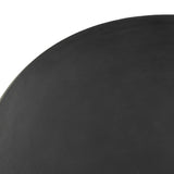 The simple pedestal shape gets extra character with subtle sculptural shaping around the base of this distressed bronze outdoor table. Cover or store inside during inclement weather and when not in use.As fans of luxe materials at Amethyst, we love the warm modern inspired Brixton Outdoor Round Dining Table 42". Amethyst Home provides interior design, new home construction design consulting, vintage area rugs, and lighting in the Los Angeles metro area.