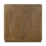 The classic wooden cabinet, reimagined. This warm oak piece features double doors with shallow scalloping that draws the eye, providing a subtle visual flow.As lovers of wabi sabi design at Amethyst, we love the designer inspired Brookhurst Small Cabinet - Drifted Oak Veneer. Amethyst Home provides interior design, new home construction design consulting, vintage area rugs, and lighting in the Dallas metro area.