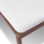 Featuring Buxton Arashi Salt Outdoor Dining Chair by Four Hands at Amethyst Home. The traditional whistler chair, reimagined for the great outdoors. Crafted from FSC®-certified teak, tapered legs extend to a woven back of faux hyacinth, complete with a soft, durable seat cushion. Cover or store indoors during inclement weather and when not in use. Overall . Amethyst Home provides interior design, new home construction design consulting, vintage area rugs, and lighting in the Alpharetta metro area.