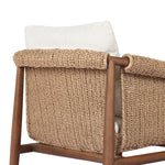 Featuring Cambrie Arashi Salt Outdoor Chair by Four Hands at Amethyst Home. Bring home vintage inspiration. The sling shape of this outdoor chair features a reimagined bucket seat in woven faux hyacinth, finished with rounded tapered legs that mirror the shape of the frame. Cover or store indoors during inclement weather and when not in use. Overall Dimensions. Amethyst Home provides interior design, new home construction design consulting, vintage area rugs, and lighting in the Austin metro area.