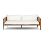 Featuring Cambrie Arashi Salt Outdoor Sofa 76" by Four Hands at Amethyst Home. Bring home vintage inspiration. The sling shape of this outdoor sofa features a reimagined bucket seat in woven faux hyacinth, finished with rounded tapered legs that mirror the shape of the frame. Cover or store indoors during inclement weather and when not in use. Overall Dimension. Amethyst Home provides interior design, new home construction design consulting, vintage area rugs, and lighting in the Miami metro area.