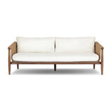 Featuring Cambrie Arashi Salt Outdoor Sofa 76" by Four Hands at Amethyst Home. Bring home vintage inspiration. The sling shape of this outdoor sofa features a reimagined bucket seat in woven faux hyacinth, finished with rounded tapered legs that mirror the shape of the frame. Cover or store indoors during inclement weather and when not in use. Overall Dimension. Amethyst Home provides interior design, new home construction design consulting, vintage area rugs, and lighting in the Miami metro area.